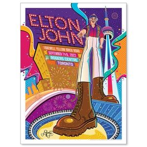 ELTON JOHN: GYBR Tour Poster - Toronto
